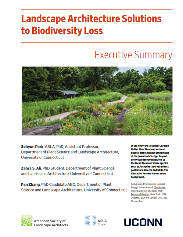 ASLA Biodiversity ExecSummary