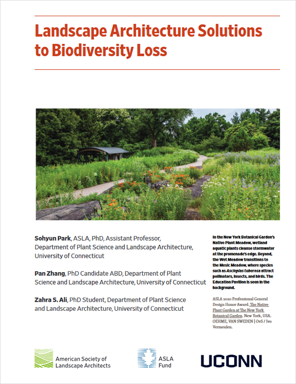 ASLA Biodiversity Study